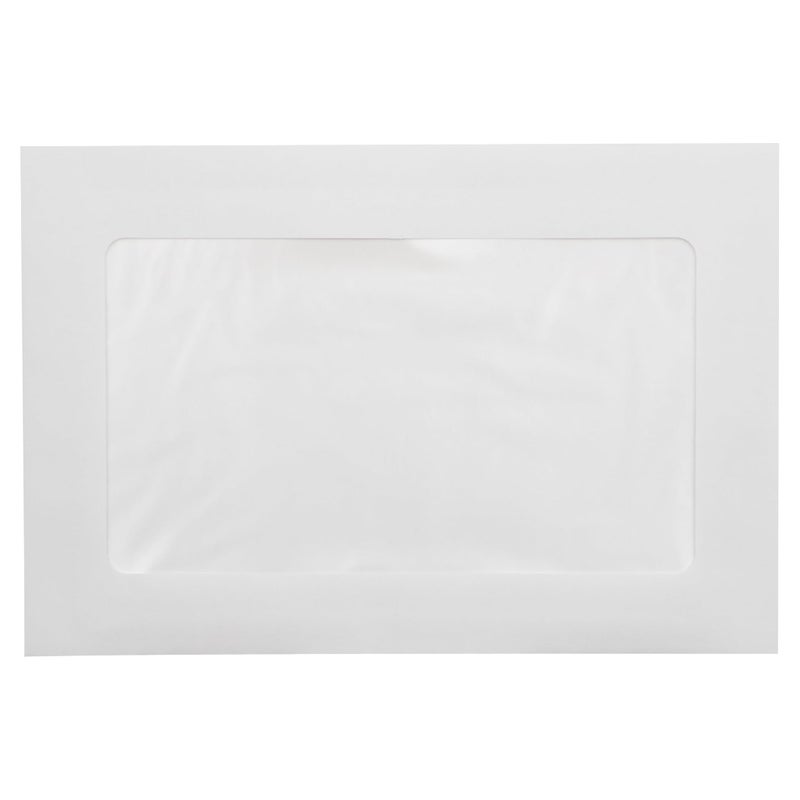 LUXPaper 6 x 9 Full Face Window Envelopes | Bright White | 28lb. Text | 50 Qty - Image 1